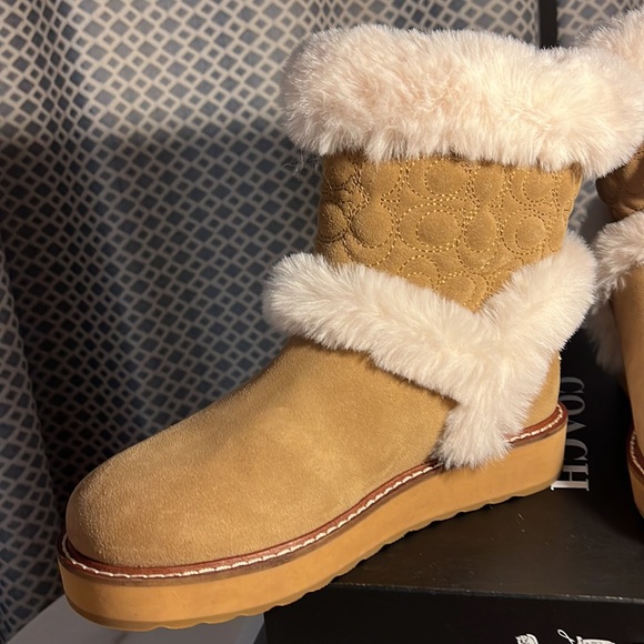 Beautiful New Suede COACH boots. - Picture 5 of 12